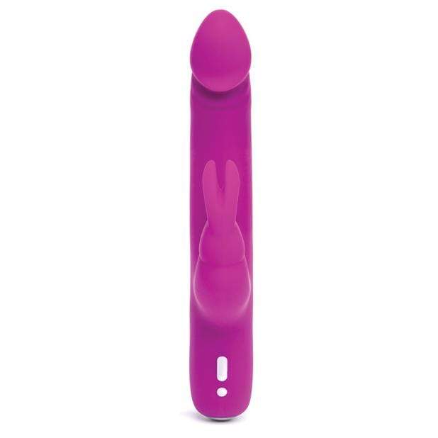 Love Honey - Happy Rabbit Slimline Realistic Rabbit Vibrator (Purple) LH1016 CherryAffairs