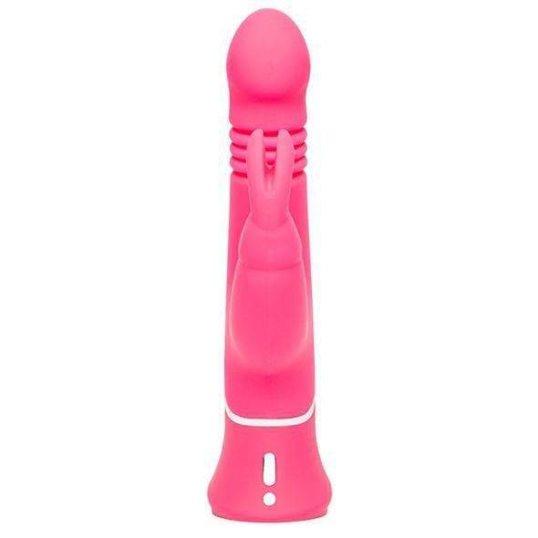 Love Honey - Happy Rabbit Thrusting Realistic Vibrator (Pink) LH1006 CherryAffairs