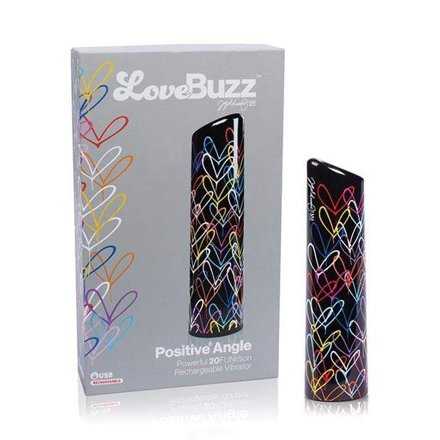 TheScreamingO - LoveBuzz Positive Angle Rechargeable Bullet Vibrator (Black) OT1129 CherryAffairs