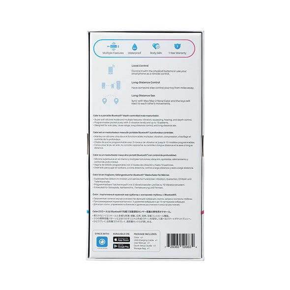 Lovense - Calor App-Controlled Warming Male Masturbator (Black)    Masturbator Soft Stroker (Vibration) Rechargeable