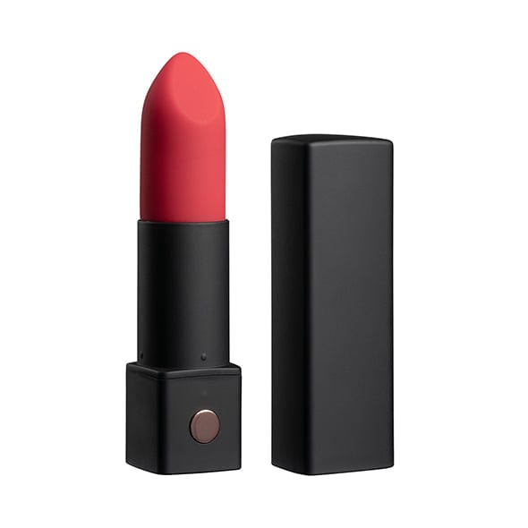 Lovense - Exomoon App-Controlled Discreet Lipstick Vibrator (Red)    Clit Massager (Vibration) Rechargeable