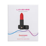 Lovense - Exomoon App-Controlled Discreet Lipstick Vibrator (Red)    Clit Massager (Vibration) Rechargeable