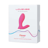 Lovense - Flexer App-Controlled Panties Vibrator (Pink)    Panties Massager Remote Control (Vibration) Rechargeable