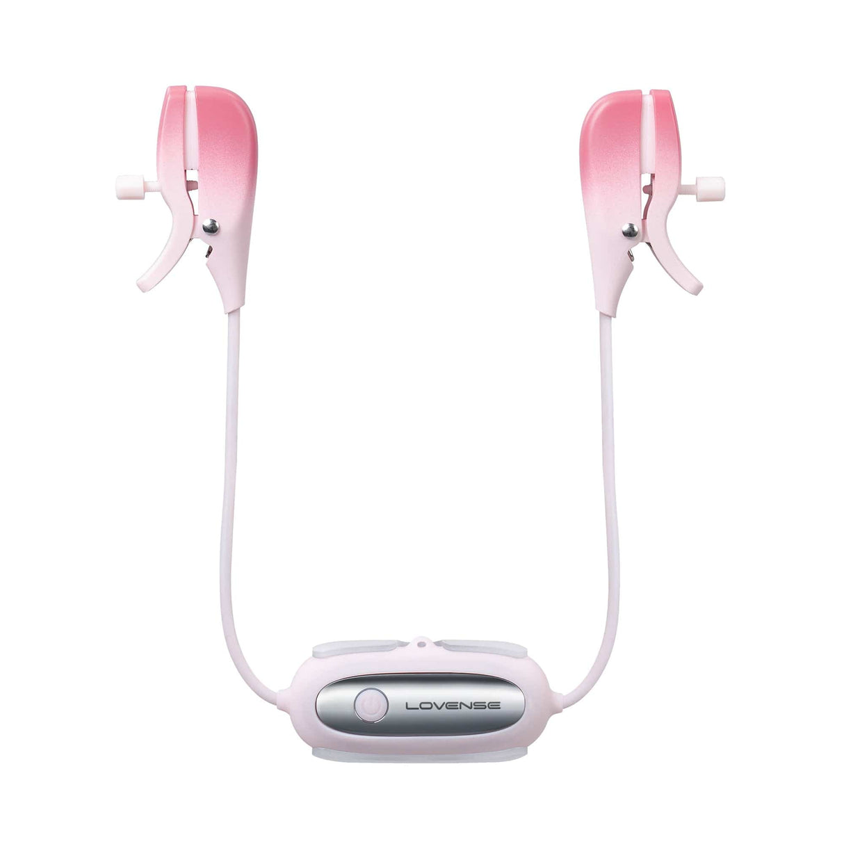 Lovense - Gemini App-Controlled Vibrating Nipple Clamps (Pink)    Nipple Clamps (Vibration) Rechargeable