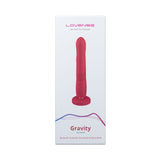 Lovense - Gravity App-Controlled Thrusting Dildo (Red)    Realistic Dildo with suction cup (Vibration) Rechargeable
