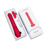 Lovense - Gravity App-Controlled Thrusting Dildo (Red)    Realistic Dildo with suction cup (Vibration) Rechargeable