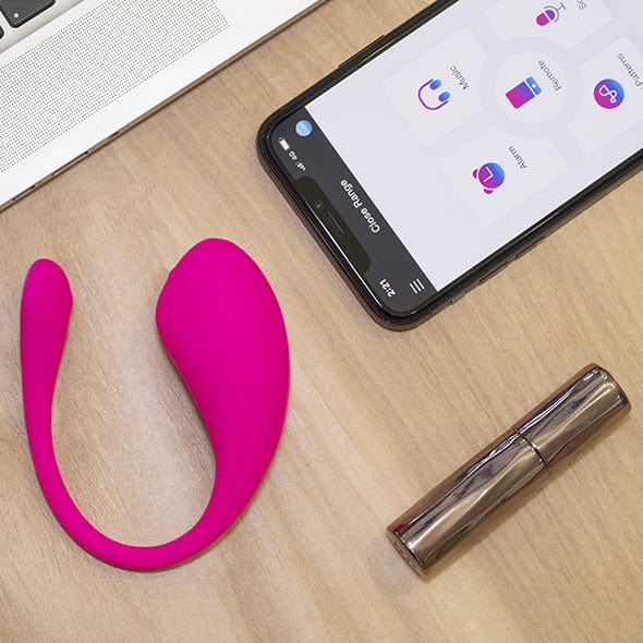 Lovense - Lush 3 App-Controlled Bullet Egg Vibrator (Pink)    Wireless Remote Control Egg (Vibration) Rechargeable
