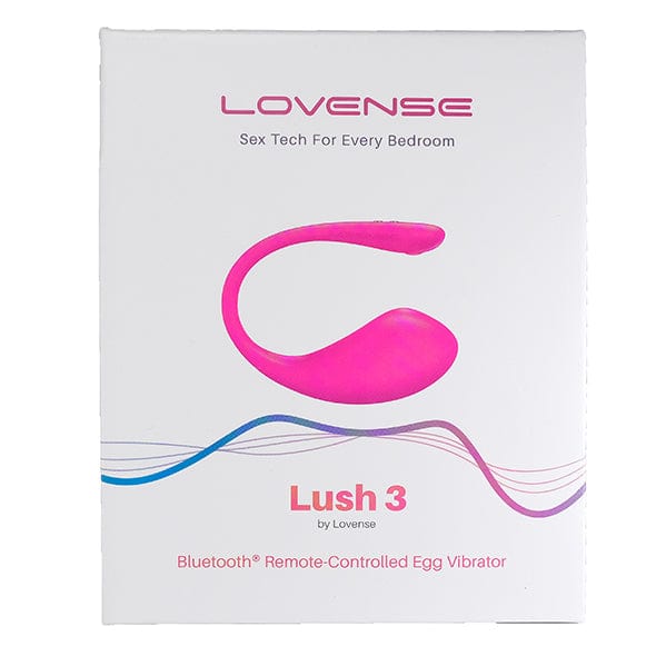 Lovense - Lush 3 App-Controlled Bullet Egg Vibrator (Pink)    Wireless Remote Control Egg (Vibration) Rechargeable