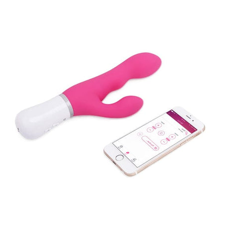 Lovense - Nora App-Controlled Rotating Rabbit Vibrator (Pink)    Rabbit Dildo (Vibration) Rechargeable