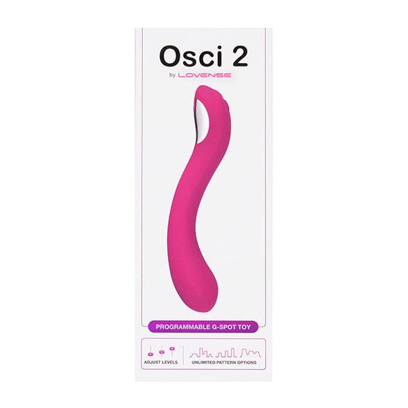 Lovense - Osci 2 App-Controlled G Spot Vibrator (Pink)    G Spot Dildo (Vibration) Rechargeable