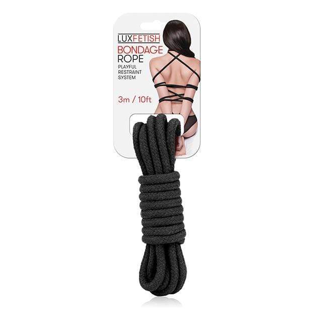 Lux Fetish - Bondage Rope 3m (Black)    Rope