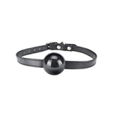 Lux Fetish - Silicone Ball Gag (Black) LXF1009 CherryAffairs