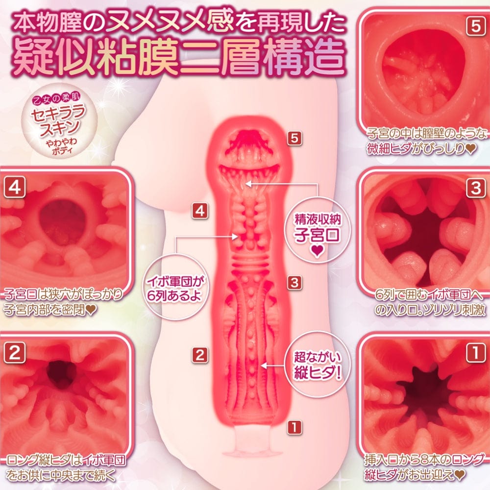 Maccos Japan - Love Fairy Horny Torso Two Layer Onahole (Beige) MJP1013 CherryAffairs