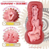 Magic Eyes - Comfortable Living Body Flexible Fifth Soft Trip Onahole (Red) MG1072 CherryAffairs