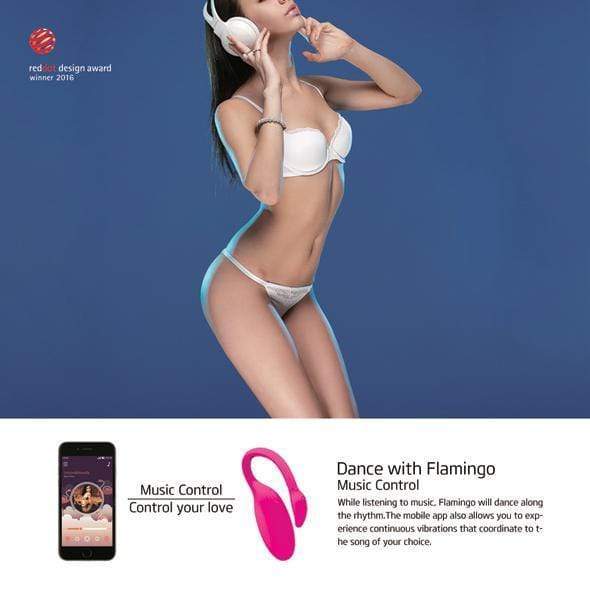Magic Motion - Flamingo App-Controlled Wireless Vibrating Bullet  (Pink) MGM1002 CherryAffairs