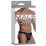 Male Power - Zipper Thong Underwear L/XL (Black)    Gay Pride Underwear