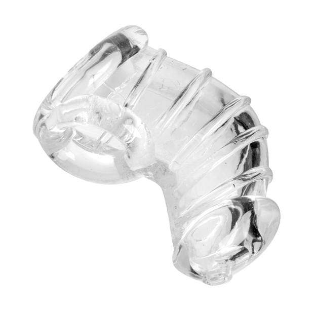 Master Series - Detained Soft Body Chastity Cage (Clear) MSR1015 CherryAffairs