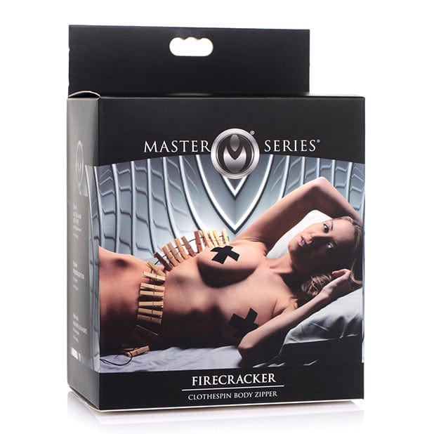 Master Series - Firecracker Clothespin Body Zipper BDSM (Brown) MSR1041 CherryAffairs