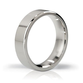 Mystim - His Ringness The Duke Polished Stainless Steel Cock Ring - CherryAffairs.sg
