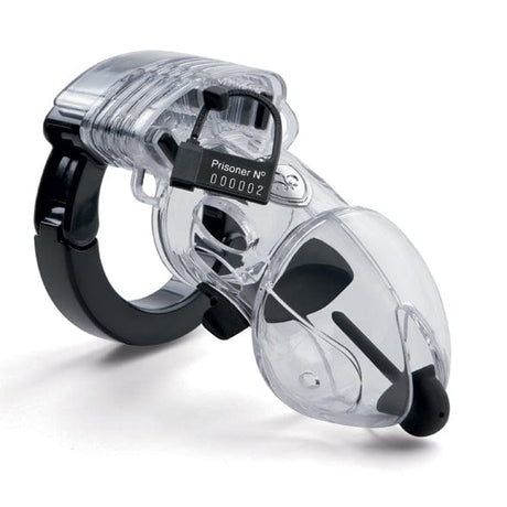 Mystim - Pubic Enemy 2 Chastity Cock Cage  (Clear) MTM1024 CherryAffairs