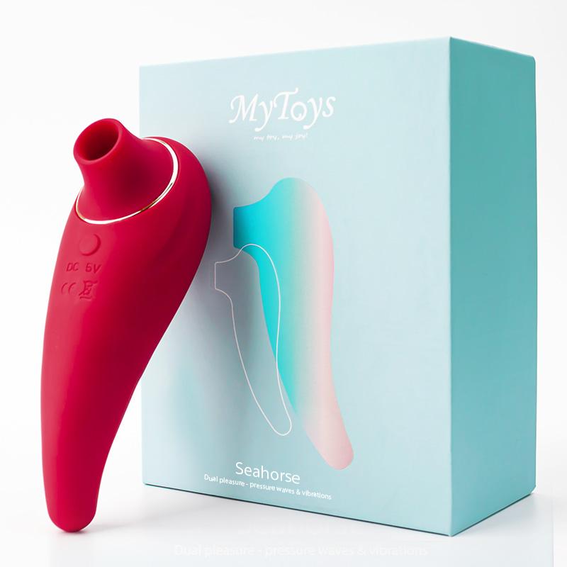 MyToys - Seahorse Dual G Spot Vibrator with Clitoral Air Stimulator CherryAffairs