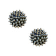Neva Nude - Burlesque Bowser Spike Pleather Reusable Silicone Pasties Nipple Covers O/S (Silver/Black)    Nipple Covers