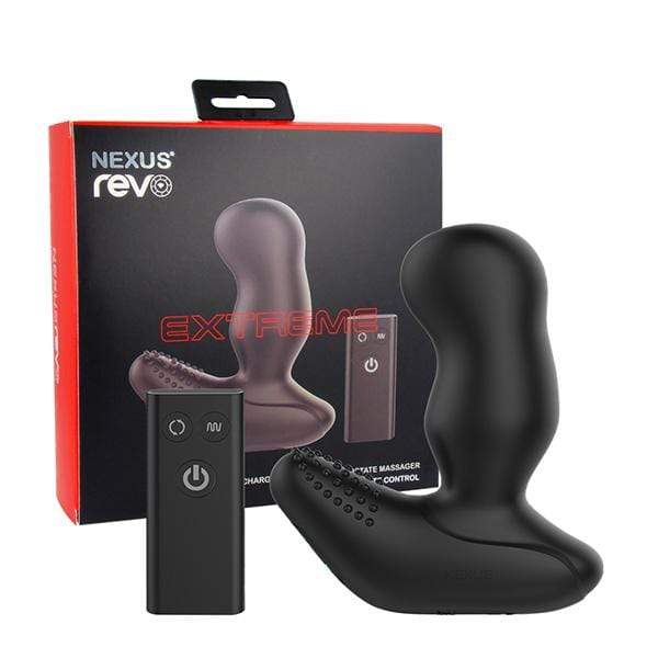 Nexus - Revo Extreme Supersized Rechargeable Rotating Prostate Massager (Black) NE1052 CherryAffairs
