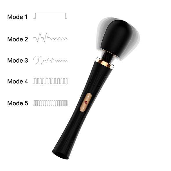 Nomi Tang - Rechargeable Power Wand Massager (Black) NT1029 CherryAffairs