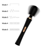 Nomi Tang - Rechargeable Power Wand Massager (Black) NT1029 CherryAffairs