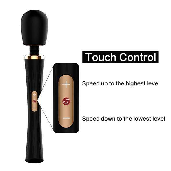 Nomi Tang - Rechargeable Power Wand Massager (Black) NT1029 CherryAffairs