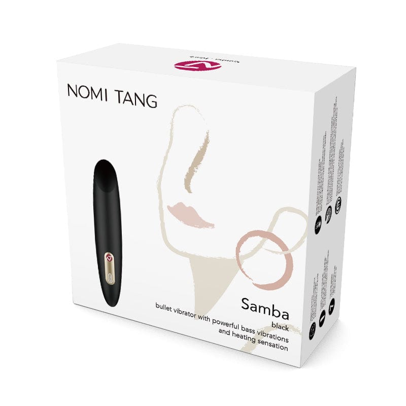 Nomi Tang - Samba Heating Bullet Vibrator (Black) NT1032 CherryAffairs