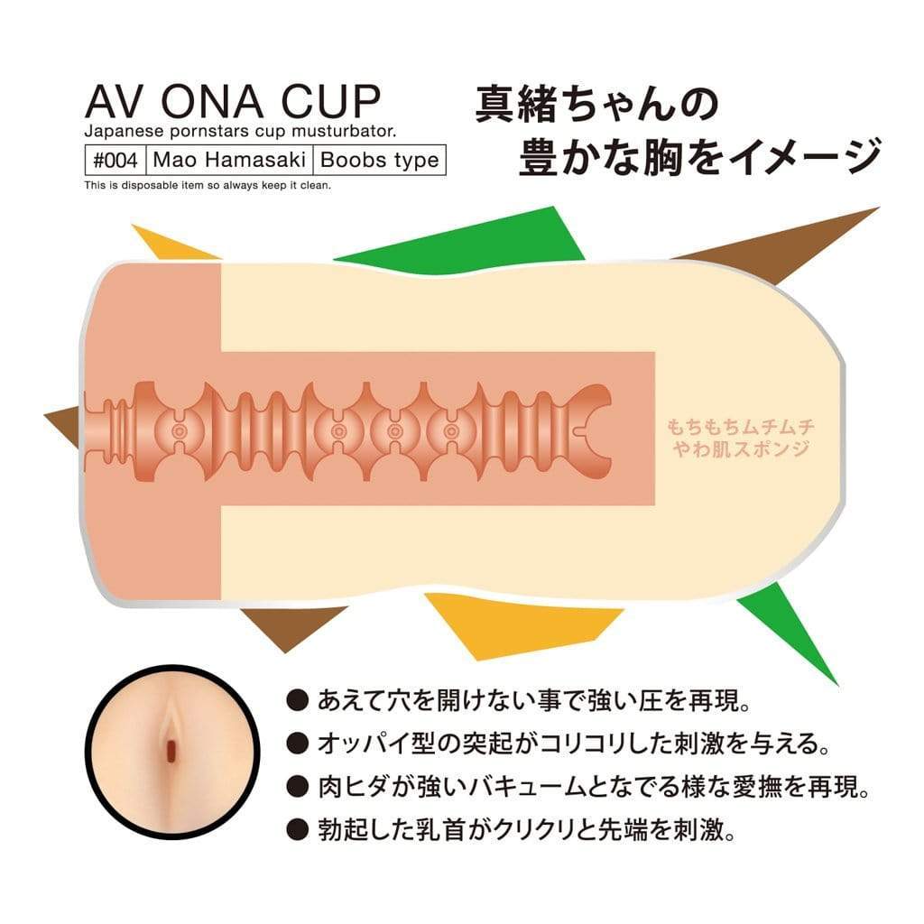 NPG - AV Ona Cup #004 Mao Hamasaki Boobs Masturbator Cup (Beige) NPG1059 CherryAffairs