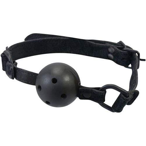 NPG - Captive Velvet Ball Gag (Black) NPG1134 CherryAffairs