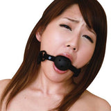 NPG - Captive Velvet Ball Gag (Black) NPG1134 CherryAffairs