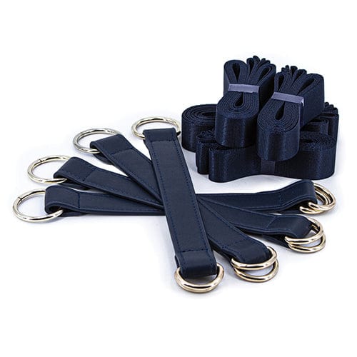 NS Novelties - Bondage Couture Tie Down Straps (Blue) NS1127 CherryAffairs