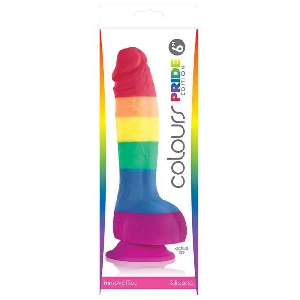 NS Novelties - Colours Pride Edition Suction Cup Silicone Realistic Dildo with Balls CherryAffairs