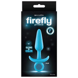 NS Novelties - Firefly Glow In Color Prince Anal Plug Small (Blue)    Anal Plug (Non Vibration)