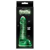 NS Novelties - Firefly Glow in the Dark Smooth Glass Ballsey Dildo 4" (Clear) NS1122 CherryAffairs