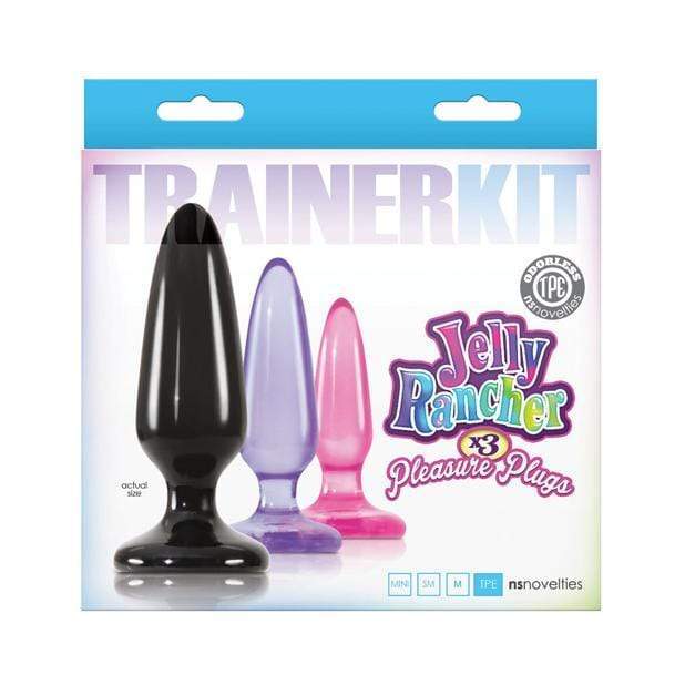 NS Novelties - Jelly Rancher Pleasure Butt Plug Trainer Kit (Multi Colour) NS1047 CherryAffairs