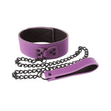 NS Novelties - Lust Bondage Collar and Leash (Purple) NS1085 CherryAffairs