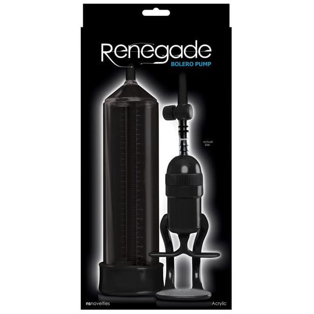 NS Novelties - Renegade Acrylic Bolero Penis Pump (Black) NS1133 CherryAffairs