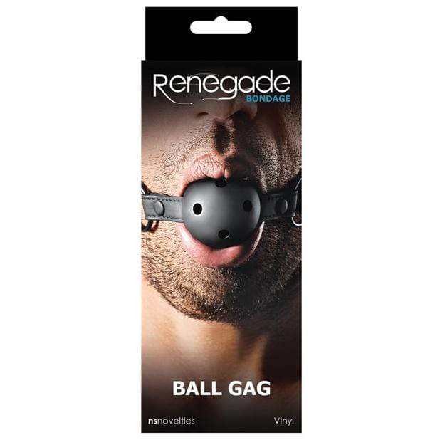 NS Novelties - Renegade Bondage Ball Gag (Black) NS1052 CherryAffairs