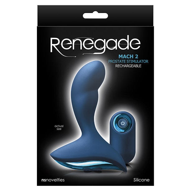 NS Novelties - Renegade Silicone Mach 2 Remote Control Prostate Massager (Blue) NS1132 CherryAffairs