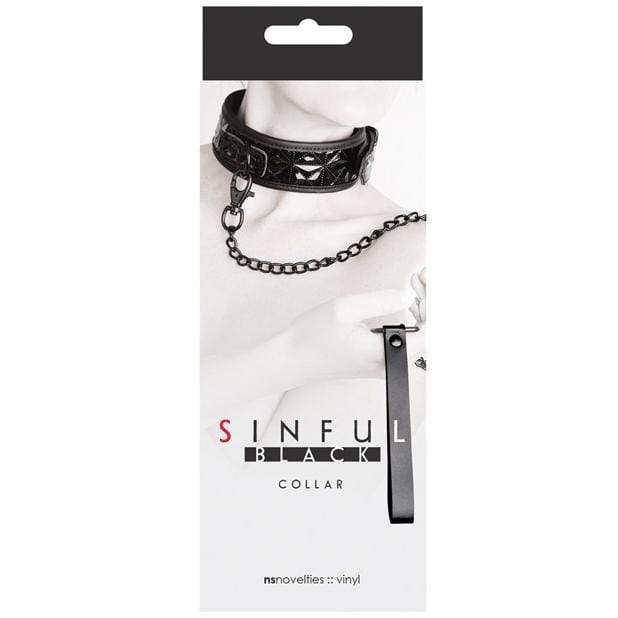 NS Novelties - Sinful Collar with Leash NS1069 CherryAffairs