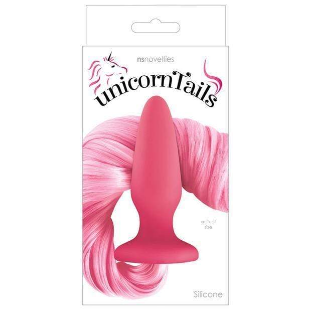 NS Novelties - Unicorn Tails Silicone Butt Plug  Pink 657447098086 Anal Plug (Non Vibration)
