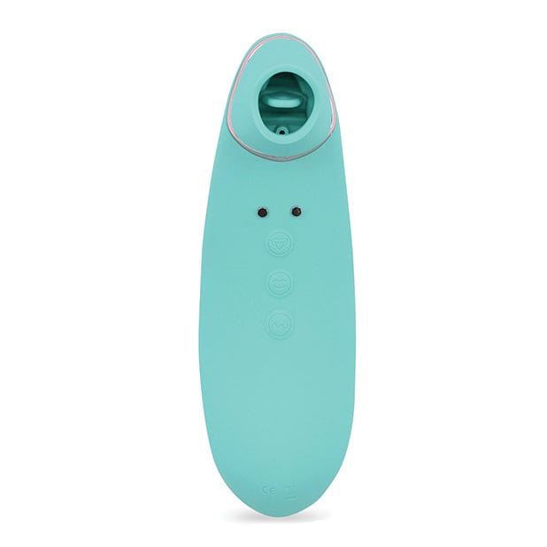 NU - Sensuelle Triple Action Trinitii Tongue Flickering Clitoral Vibrator  Blue 9342851002712 Clit Massager (Vibration) Rechargeable