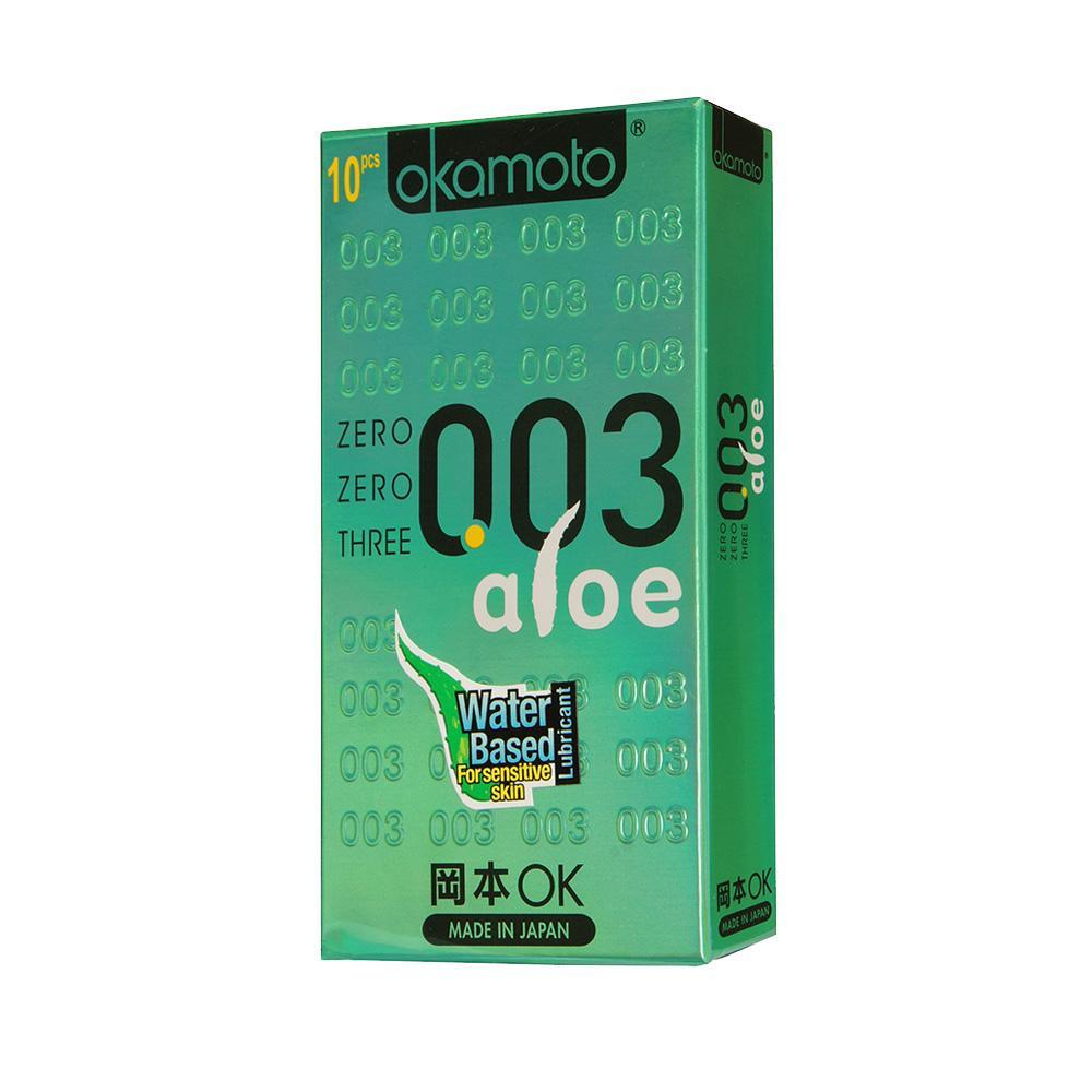 Okamoto - 003 Aloe Condoms OK1005 CherryAffairs
