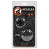 Oxballs - TruckT Cock & Ball Ring Set Pack of 2 (Black) OX1028 CherryAffairs
