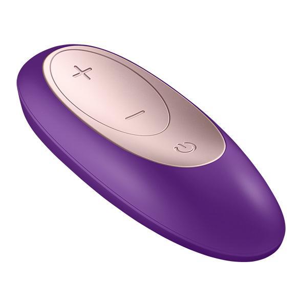 Satisfyer - Partner Double Plus Remote Control Couples Massager (Purple) PT1004 CherryAffairs