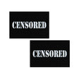 Pastease - Premium Censored Pasties Nipple Covers O/S (Black/White)    Nipple Covers